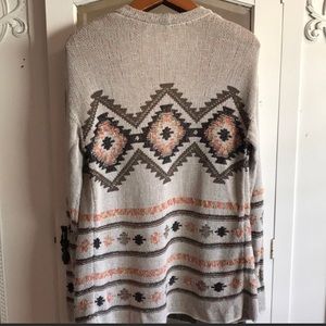 J.Jill Aztec Print Cardigan
